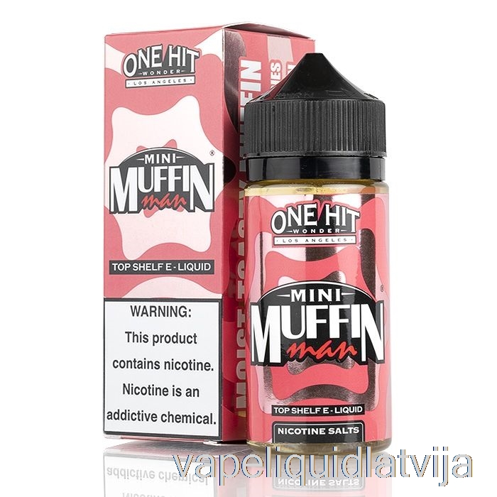 Mini Mafinu Vīrs - Viens Hit Brīnums - 100ml 0mg Vape šķidrums